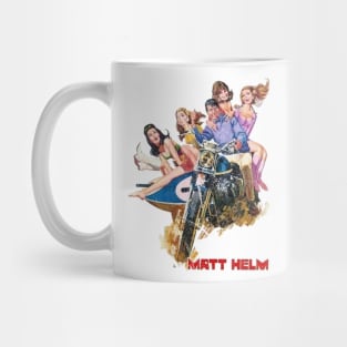 Matt Helm - Dean Martin in "The Ambushers" Vintage Distressed Mug